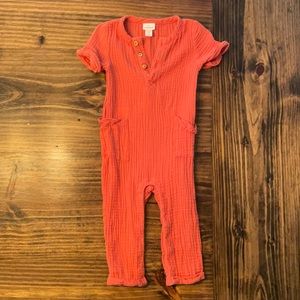 Cat and jack coral toddler body suit